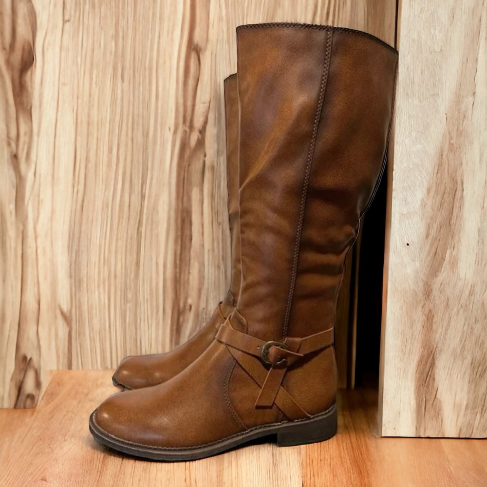 Frye & Co. Gaylin Stacked Heel Riding Boots (H222)